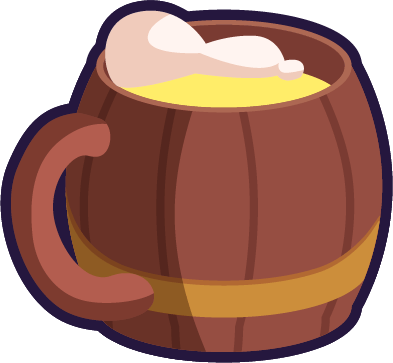 樽ビールのイラスト