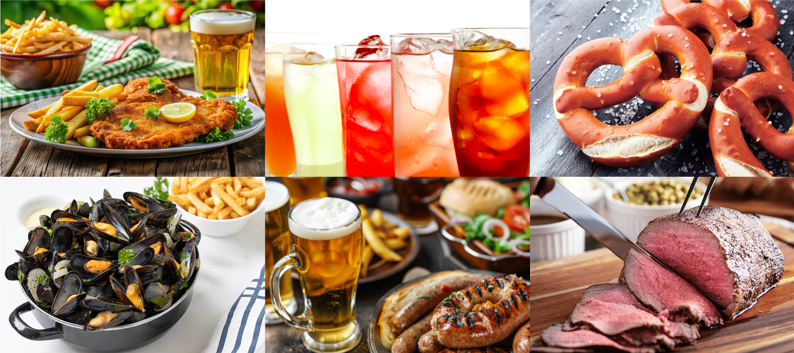 ドイツ料理のソーセージやポテト