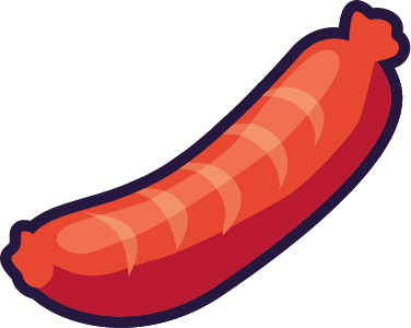 ソーセージのイラスト